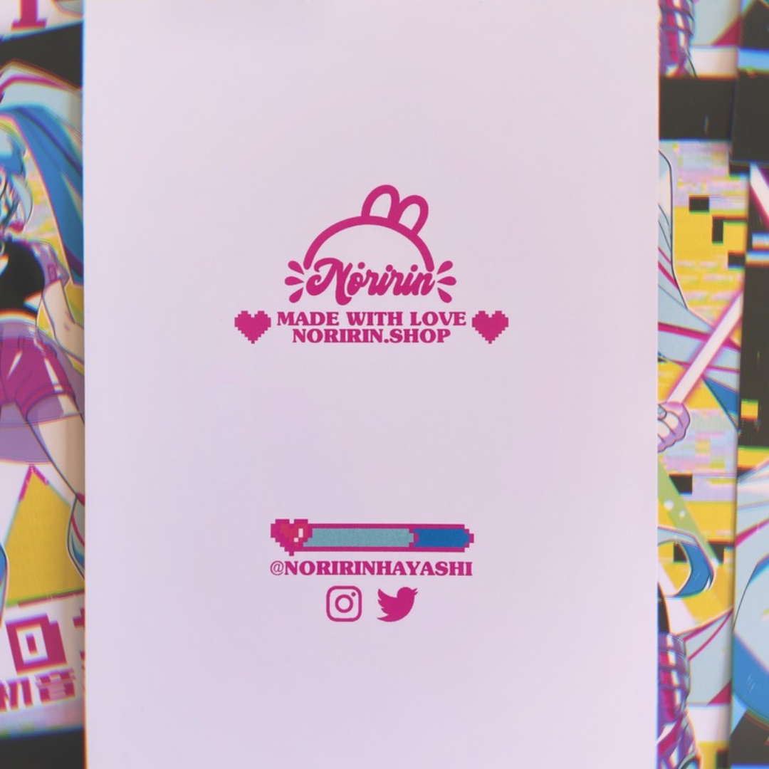 Cyber Miku Art Print