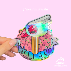 Magical Girl Nostalgia Holographic Stickers