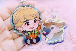 Enchanted Forest HOLOGRAPHIC Keychain