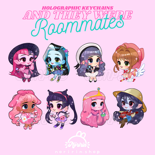 And They Were Roommates Keychains