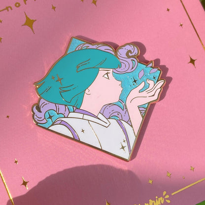 Haku Enamel Pin