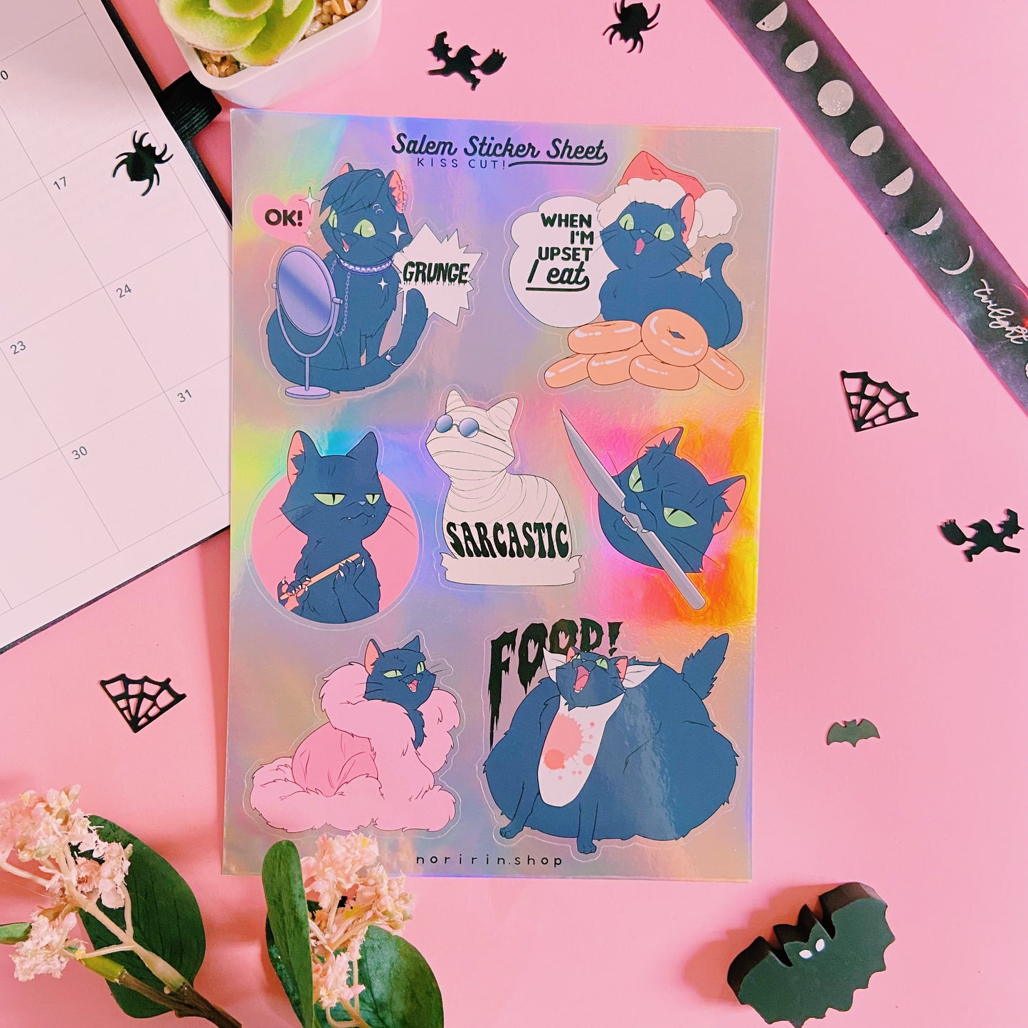 Salem Holographic Sticker Sheet