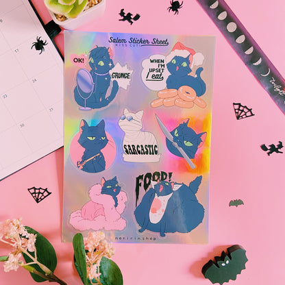 Salem Holographic Sticker Sheet
