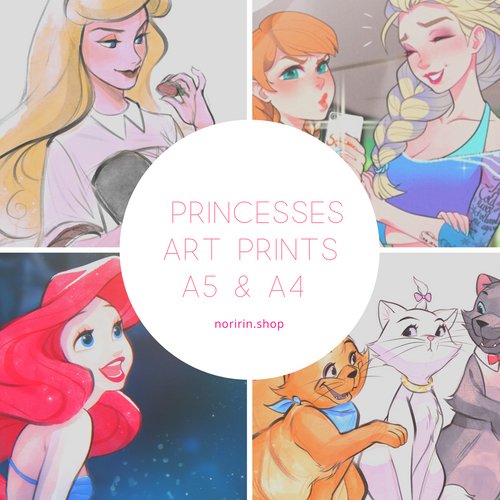 Princesses Art Prints